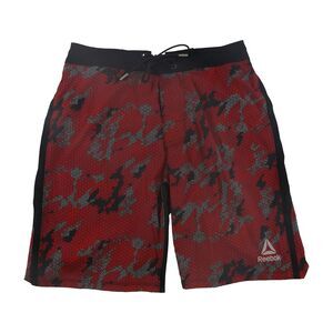 Reebok Mens Jacquard Swim Bottom Board Shorts, Multicoloured, NWT
